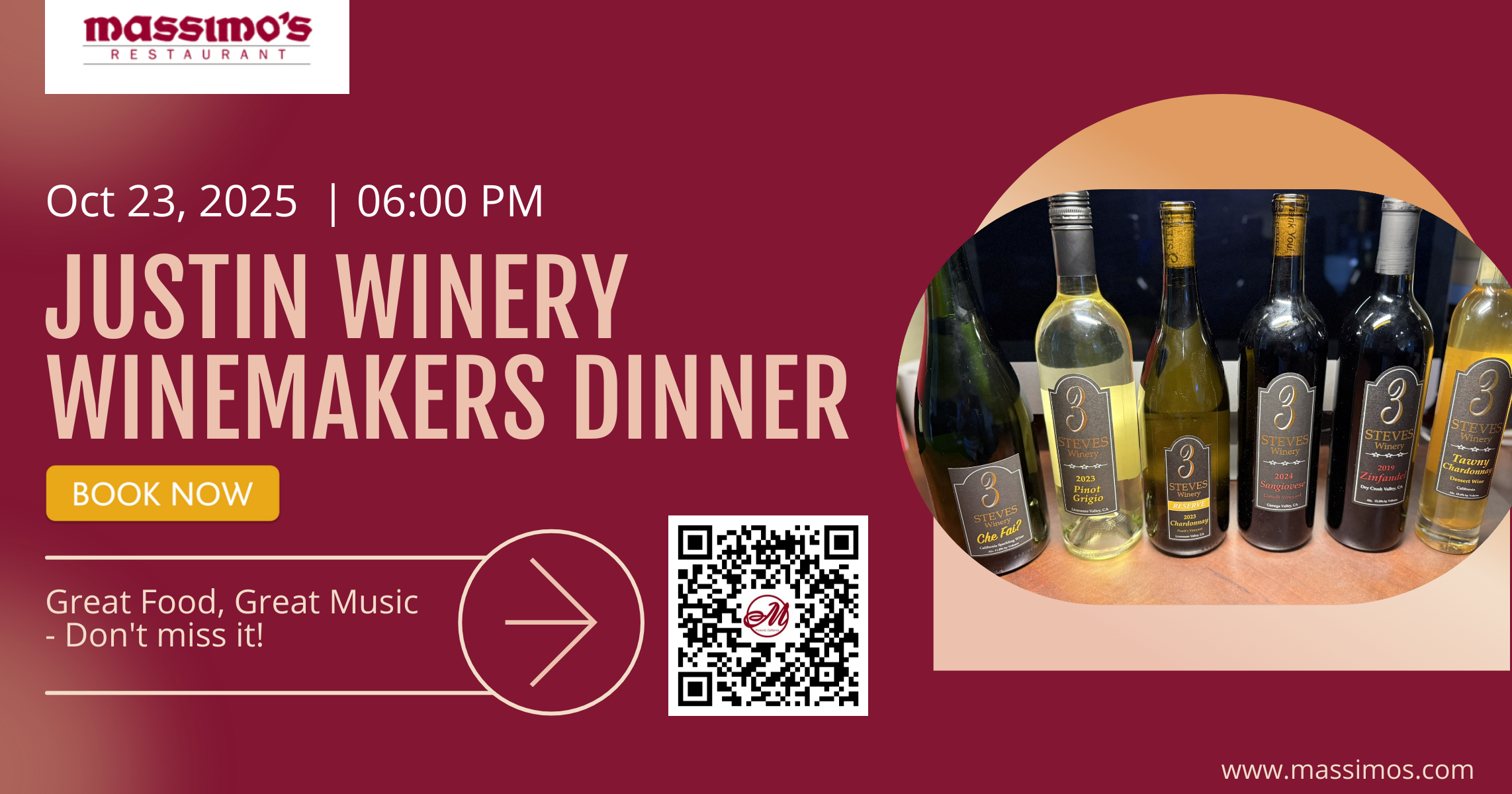 Justin Winery Winemakers Dinner